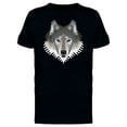 thumbnail image 1 of Geometric Wolf Art T-Shirt Men -Image by Shutterstock, Male 4X-Large, 1 of 2