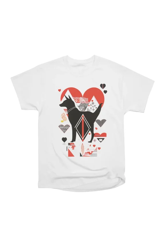Geometric Wolf Harmony T-Shirt Tee Gift For Him Merch For Her Apparel For Friend