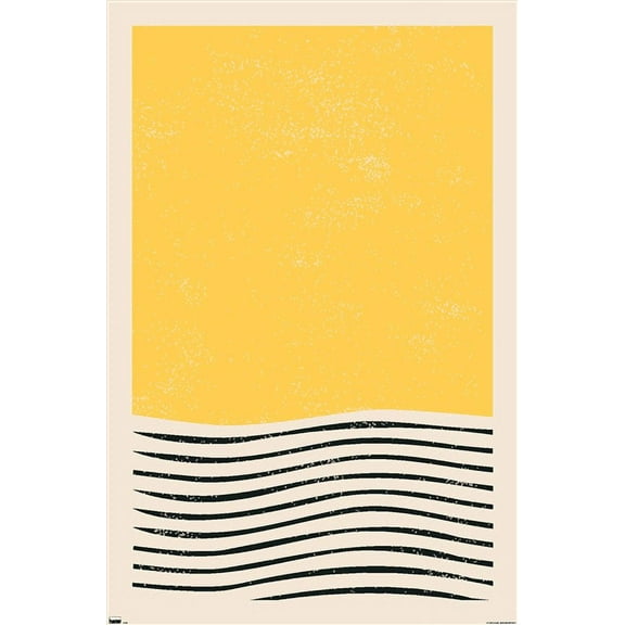 Geometric - Yellow Wall Poster, 14.725" x 22.375"