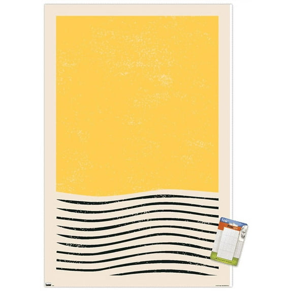 Geometric - Yellow Wall Poster, 14.725" x 22.375"