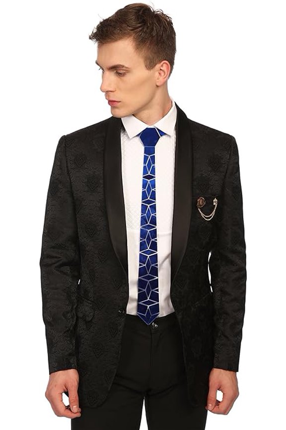 Geometric Zafiro Luxury Tech Tie