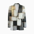 thumbnail image 1 of Geometric abstract art gray black gold retro Customized Men's Suits full man Shawl Collar Gentleman Suits for Wedding Business, 1 of 5