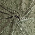 thumbnail image 1 of Moss Green Abstract Boho Leaf Bullet Fabric 6" Strip, 1 of 3