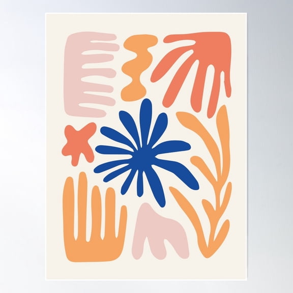 Geometric forms Poster, 12x18 UNFRAMED