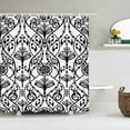 thumbnail image 1 of Geometric pattern Printed Shower Curtains Frabic Waterproof Polyester Multi-size Bohemian Bath Curtain With 180x180cm, 1 of 5
