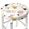 Geometric triangle Stool Covers Round Bar Stool Covers, Round Bar
