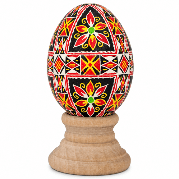 Geometrical Authentic Blown Real Eggshell Ukrainian Easter Egg Pysanka 5