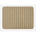 thumbnail image 1 of Geometrical Bath Mat, Colorful Vintage Mosaic Folk Moroccan Motifs in Modern Influences Graphic, Plush Bathroom Decor Mat with Non Slip Backing, 29.5" X 17.5", Multicolor, by Ambesonne, 1 of 2