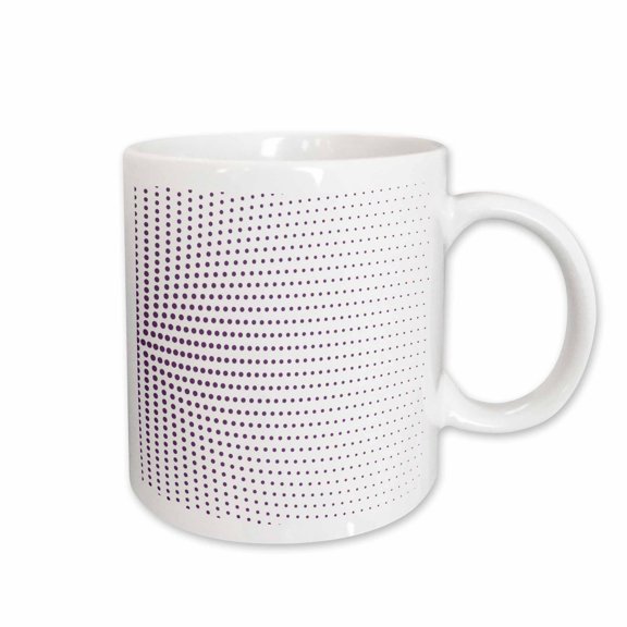 3drose, Geometrical Dot Pattern Background - Abstract Vector Design, 11oz Mug