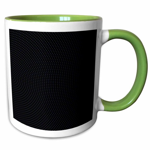 3drose, Geometrical Dot Pattern Background - Vector Graphic, 11oz Two-tone Green Mug