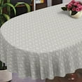 thumbnail image 1 of Geometrical Oval Tablecloth Farmhouse 60"x102" Waterproof Table Cloth Washable Fabric Table Cover for Indoor/Outdoor Home Kitchen Dinner Decor, 1 of 6