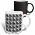 thumbnail image 1 of 3drose, Geometrical Square Pattern Background - Abstract Vector Design, 11oz Magic Transforming Mug, 1 of 7