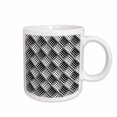 thumbnail image 1 of 3drose, Geometrical Square Pattern Background - Abstract Vector Design, 11oz Mug, 1 of 6