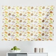 thumbnail image 1 of Geometrical Tapestry, Ethnic Design Pattern Illustration Ornamental Colorful Stripes Image Art Print, Fabric Wall Hanging Decor for Bedroom Living Room Dorm, 2 Sizes, Multicolor, by Ambesonne, 1 of 1