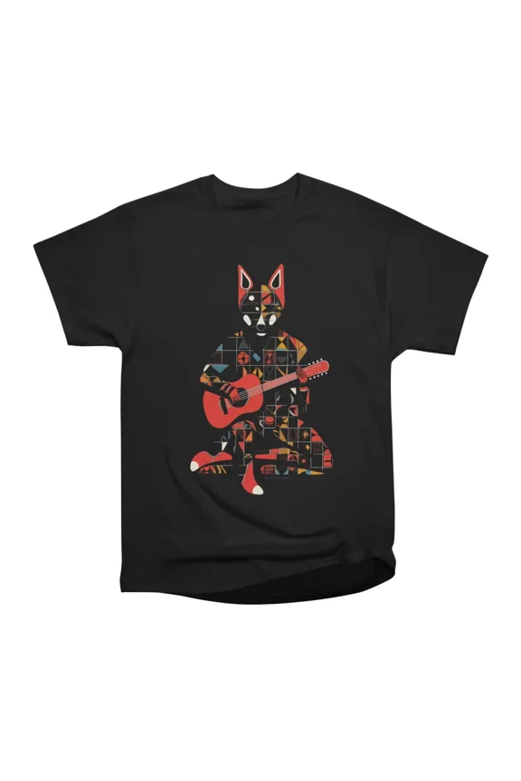 Geometrical Wolf Music T-Shirt Tee Gift For Him Merch For Her Apparel For Friend
