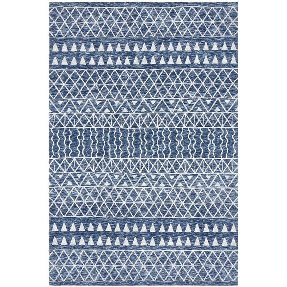 Kalaty Citadel Area Rug CD-874 Contemporary Design with Rectangle Blue, 2' x 3'