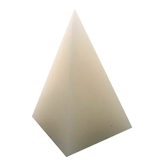 Geometrics Flameless Wax LED Battery Operated Color Changing Lights Ornaments- Triangle