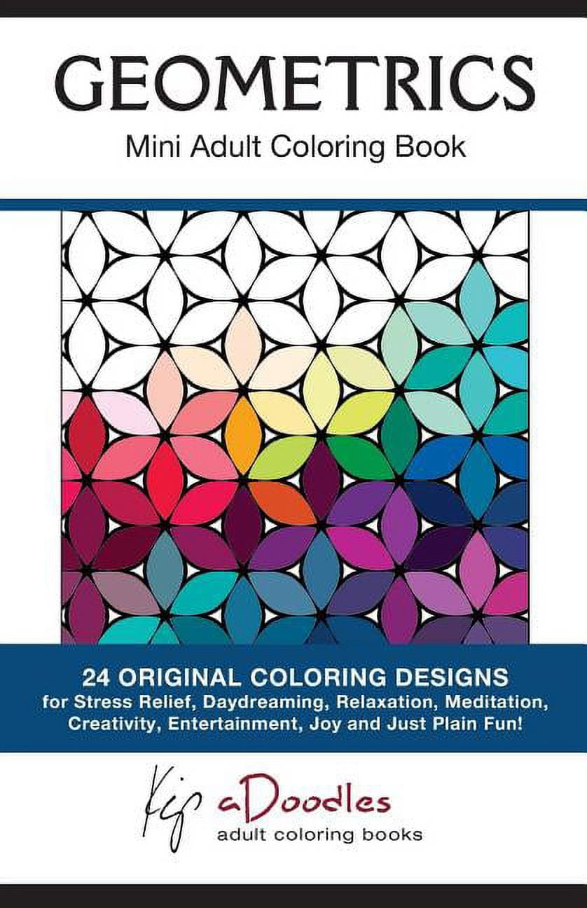 Geometrics: Mini Adult Coloring Book (Paperback)