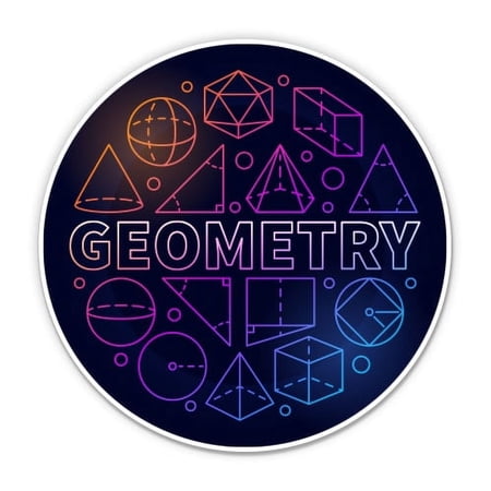 Geometry - 12" Vinyl Sticker Waterproof Decal