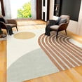 thumbnail image 1 of Geometry Boho Sun Mountain Line Area Rug Art Modern Abstract Large Rugs Indoor Non Slip Room Sofa Living Bedroom Home Decor Floor Mats 5x8 Carpet Non-slip Washable Soft Living, 1 of 5