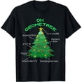 thumbnail image 1 of Geometry Christmas Tree Math Teacher Christmas T-Shirt, 1 of 3