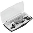 thumbnail image 1 of Geometry Compass Set 10Pcs School Maths Protractor Set Rulers for Student Maths and Engineering in Carry Case, Gray, 1 of 10