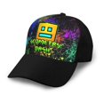 thumbnail image 1 of Geometry Dash Baseball Cap Low Profile Adjustable Golf Dad Hat Trucker Hats for Men Women, 1 of 5