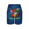thumbnail image 1 of Geometry Dash Boys Swim Trunks Quick Dry Swim Shorts Kids Bathing Suits Boy Swimsuit Swimwear, 1 of 7
