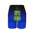 thumbnail image 1 of Geometry Dash Boys Swim Trunks Quick Dry Swim Shorts Kids Bathing Suits Boy Swimsuit Swimwear, 1 of 7