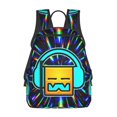 thumbnail image 1 of Geometry Dash Casual Daypack Student Satchel Lightweight Backpack Rucksack Fashion Printed School Bag, 1 of 9