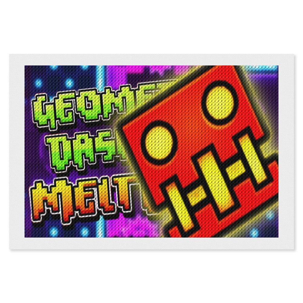 Geometry Dash Diamond Art Kits for Adults 5D Diamond Art Kit Paint by ...