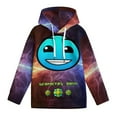 thumbnail image 1 of Geometry Dash Hoodie for Boys Girls, Novelty 3D Print Pullover Hooded for Kids, Fashion Lightweight Sweatshirt, Long Sleeve Hoodies with Pocket, S-XL, 1 of 6