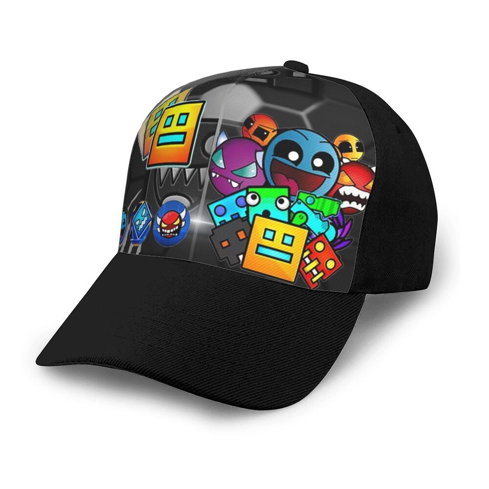 Geometry Dash Icon Adult Women Men Adjustable Casquette Baseball Cap ...