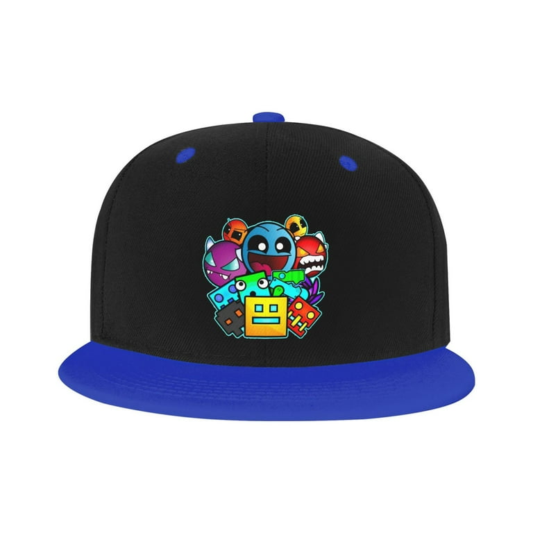 Geometry Dash Kid'S Cartoon Baseball Cap,Adjustable Hip Hop