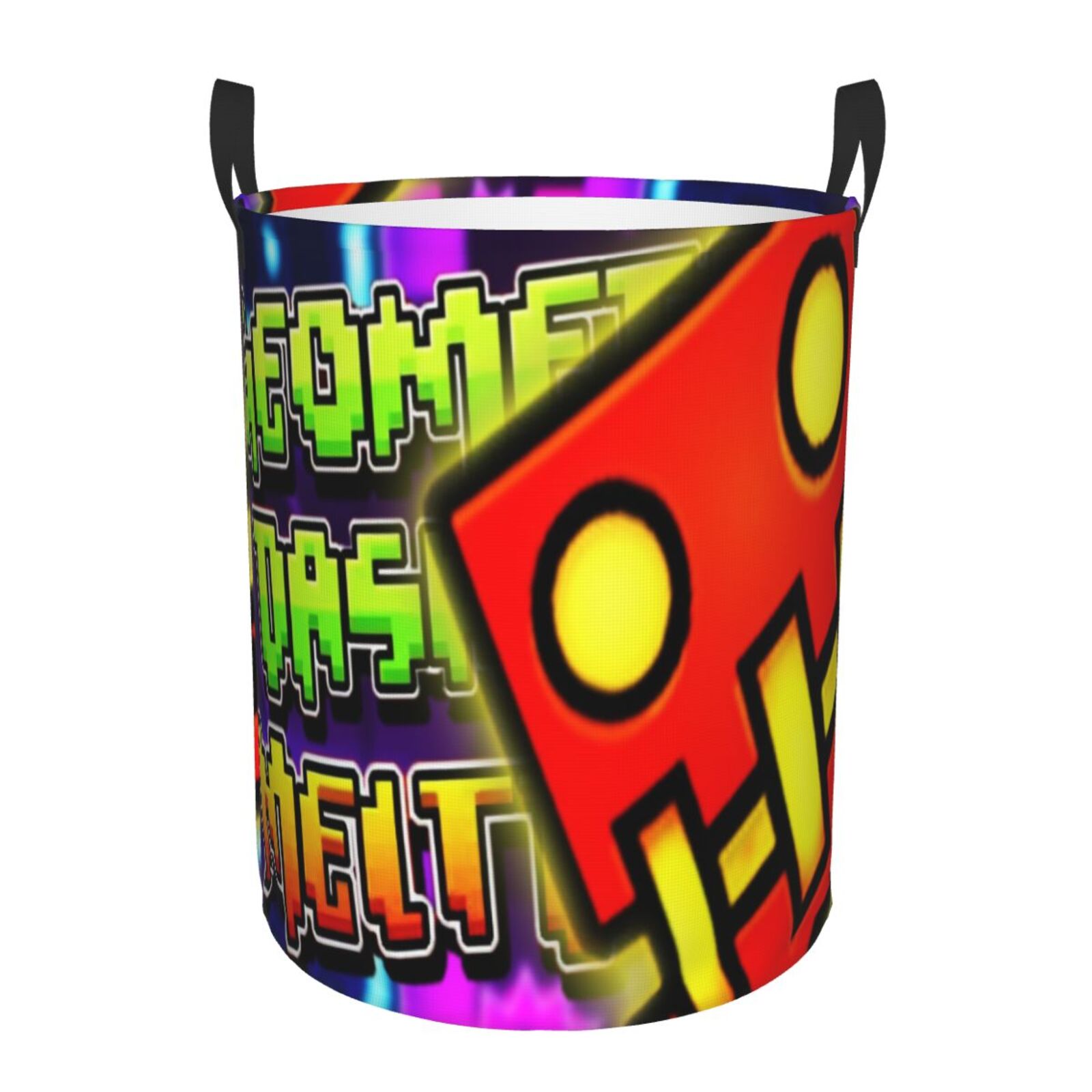 Geometry Dash Large Laundry Hamper Collapsible Laundry Basket With ...