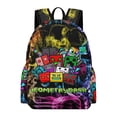 thumbnail image 1 of Geometry Dash Leisure Backpack 3D Printing Cute School Backpacks Outing Hiking Bag Travel Bag Daypack, 1 of 8