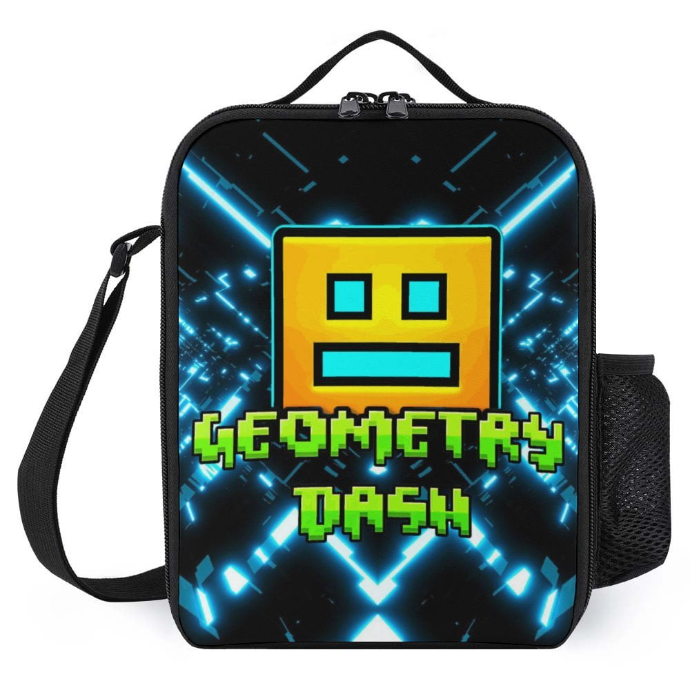 Geometry Dash Geometry Dash Lunch Bag, Insulated Lunch Box Large ...