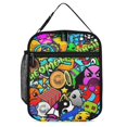 thumbnail image 1 of Geometry Dash Lunch Bag Insulated Lunch Box Meal Cooler Bag Reusable Thermal Lunch Tote Bag For School Work Travel Picnic, 1 of 8