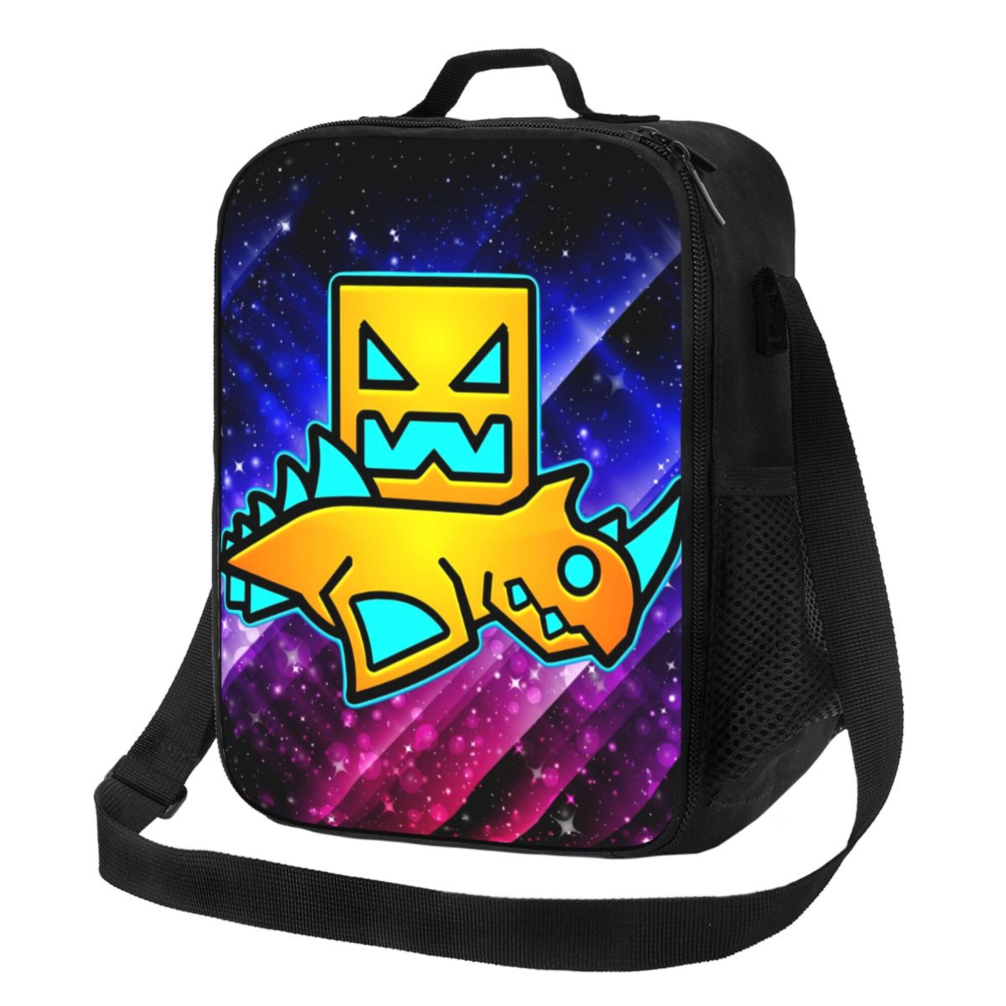 Geometry Dash Lunch Bag Lunch Box Lightweight Durable Lunch Tote Bag ...