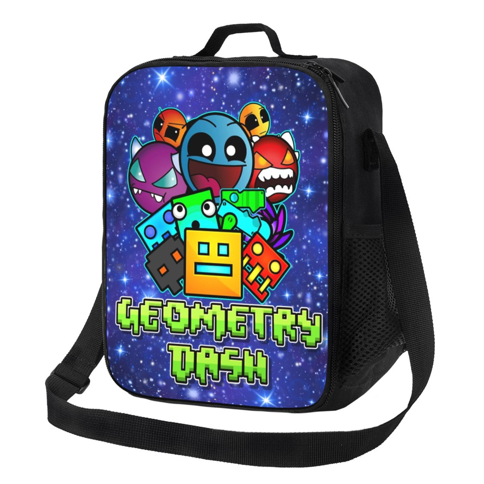 Geometry Dash Lunch Bag Lunch Box Lightweight Durable Lunch Tote Bag ...