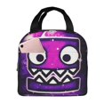 thumbnail image 1 of Geometry Dash Lunch Bags Lunchbox Portable Tote Bag Insulated Bento Bag Reusable Meal Holder, 1 of 8