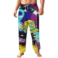 thumbnail image 1 of Geometry Dash Men's Athletic Joggers Stretch Sweatpants Running Workout Gym Track Golf Pants for Men, 1 of 7