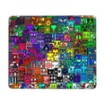 thumbnail image 1 of Geometry Dash Mouse Pad, Computer Mouse Mat, Waterproof Non-Slip Rubber Base MousePads for Office Laptop 8.3 x 10.3 in, 1 of 8