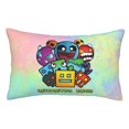 Geometry Dash Pillow Case Cushion Pillow Covers With Hidden Zipper