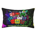 thumbnail image 1 of Geometry Dash Pillowcases Soft Pillow Holder Decorative Cushion Cover Home Decor Rectangular Throw Pillow Covers 14"X20", 1 of 9