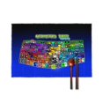 thumbnail image 1 of Geometry Dash Placemats Set of 4, 12x18 Inch Table Mats for Party Kitchen Dining Decoration Place Mats, 1 of 1