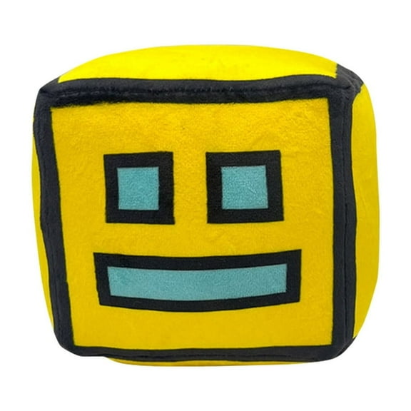 Geometry Dash Plush Toys, 4.72'' Geometry Dash Stuffed Animals, 3D Plushies Doll Pillow Geometry Dash Game Cute Kids Collection Birthday Gift, Geometry Dash Soft Toys, Christmas Gift for Fans