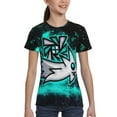 thumbnail image 1 of Geometry Dash Ship Youth Kids Fashion T-Shirt Graphic Short Sleeve Shirt Tees Teenage T-Shirt For Boy Girl, 1 of 9