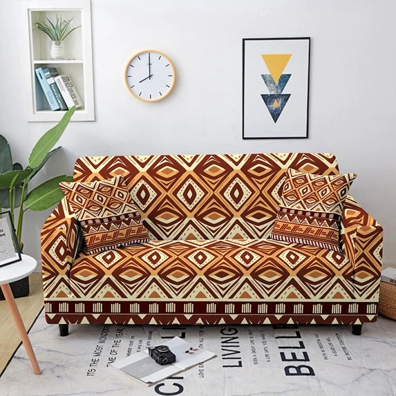 Geometry Elastic Sofa Cover Creative Pattern Sectional Corner Couch Cover for Living Room Sofa Slipcover Housses De Canapé