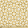 thumbnail image 1 of Ambesonne Geometry Fabric by the Yard Upholstery, Moroccan Effects, 10 Yards, Earth Yellow, 1 of 4